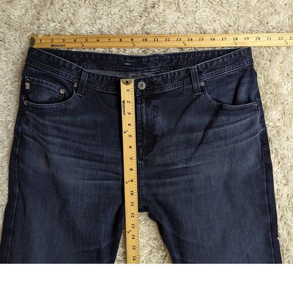 AG Adriano Goldschmied The Graduate Tailored Leg Dark Wash Jeans Size 42x34 - Picture 9 of 16